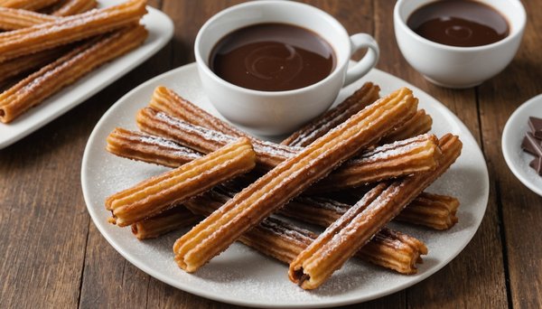 Savourez les churros au chocolat : une recette irrésistible au cœur moelleux et à la croûte croustillante !