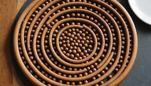 Les secrets d'un dessous de plat fait en perles de bois